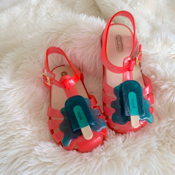 mini melissa popsicle sandals